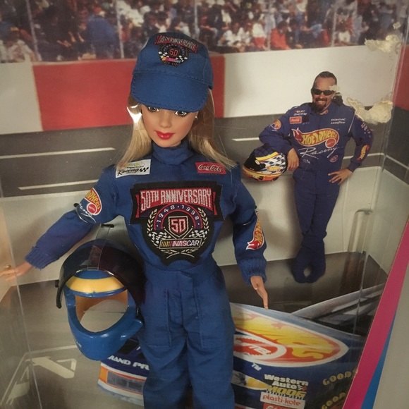 50th Anniversary NASCAR Barbie Doll - Picture 4 of 4